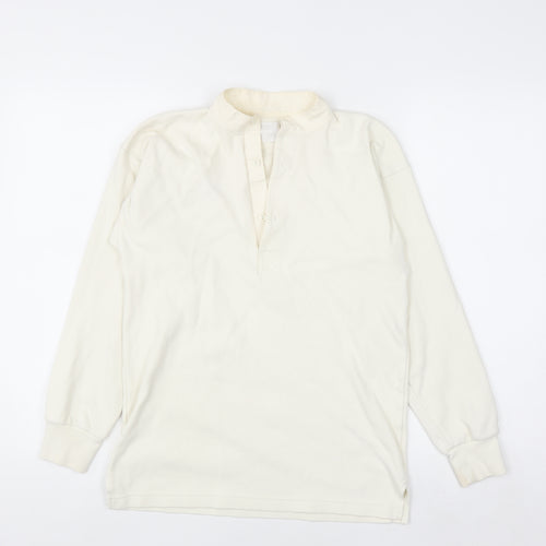 Purely Equestrian Women's Ivory Henley Pullover Sweatshirt S