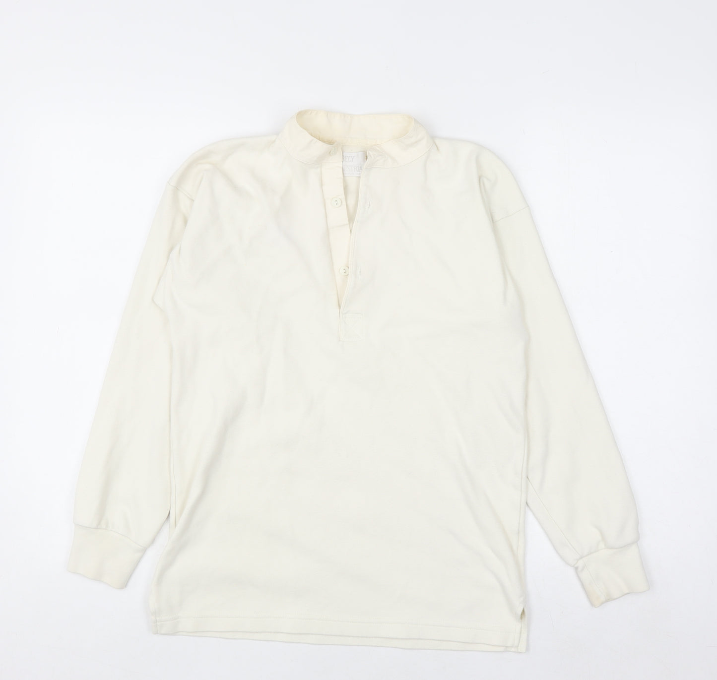 Purely Equestrian Women's Ivory Henley Pullover Sweatshirt S