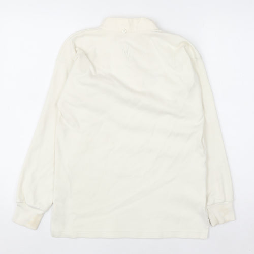 Purely Equestrian Women's Ivory Henley Pullover Sweatshirt S
