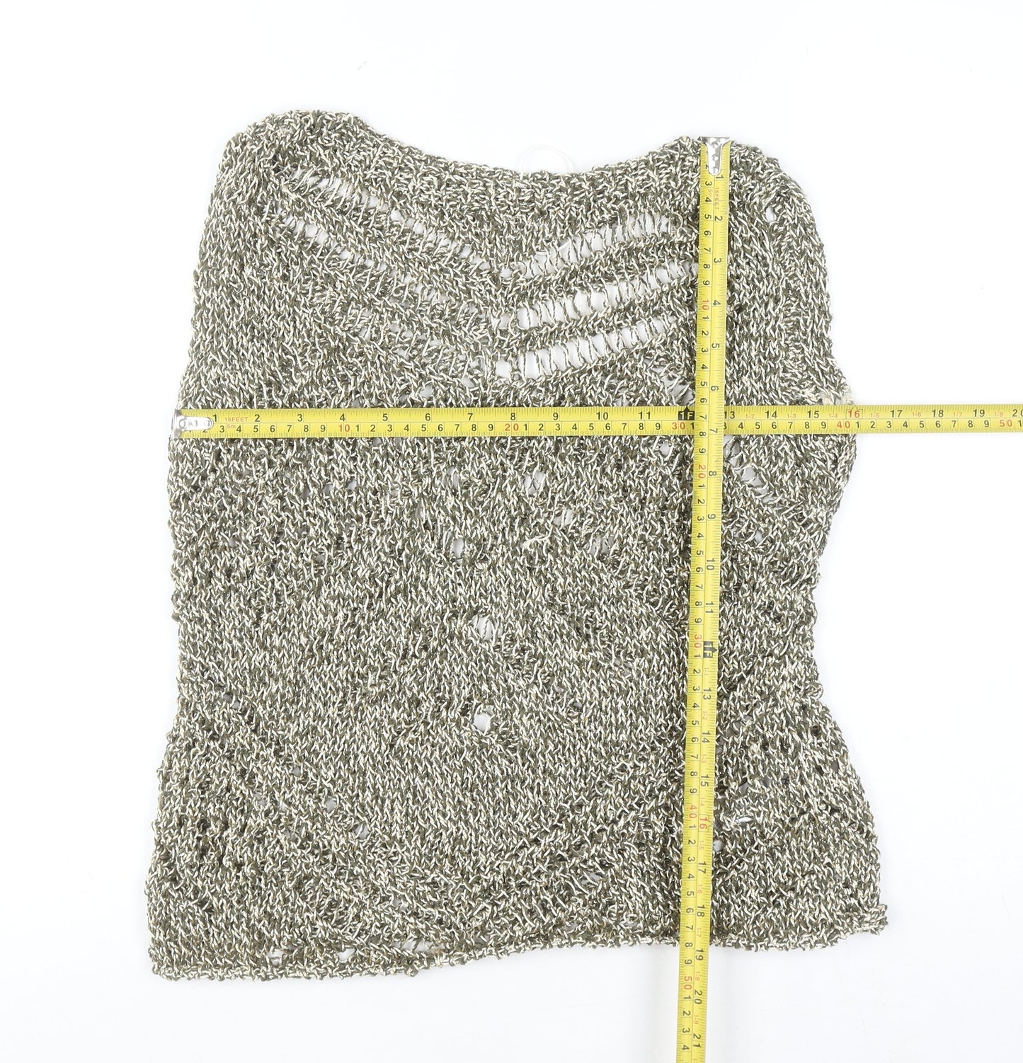 Marks and Spencer Women’s Silver Metallic Knit Camisole Tank Top S