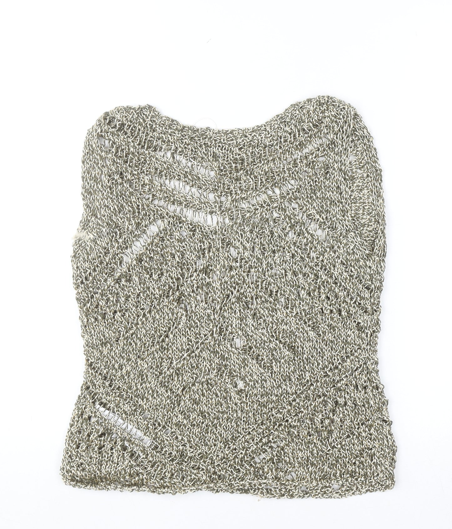 Marks and Spencer Women’s Silver Metallic Knit Camisole Tank Top S