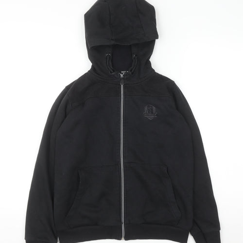 Ryder Cup Boys Black Full Zip Hoodie 11-12 Years Cotton Blend
