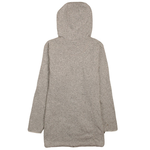 L.L. Bean Unisex Grey Full Zip Hoodie M Regular Polyester