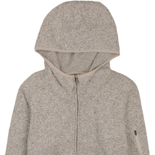 L.L. Bean Unisex Grey Full Zip Hoodie M Regular Polyester