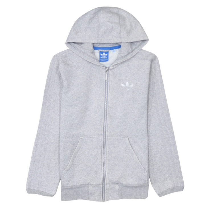 Adidas Mens Grey XS Full Zip Hoodie Sweatshirt