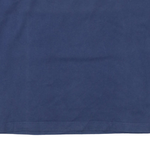 Quiksilver Mens Blue Long Sleeve Mock Neck Sweatshirt M