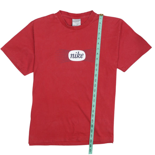 Nike Men's Red XL Vintage Graphic Sports T-Shirt