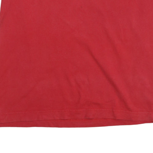 Nike Men's Red XL Vintage Graphic Sports T-Shirt