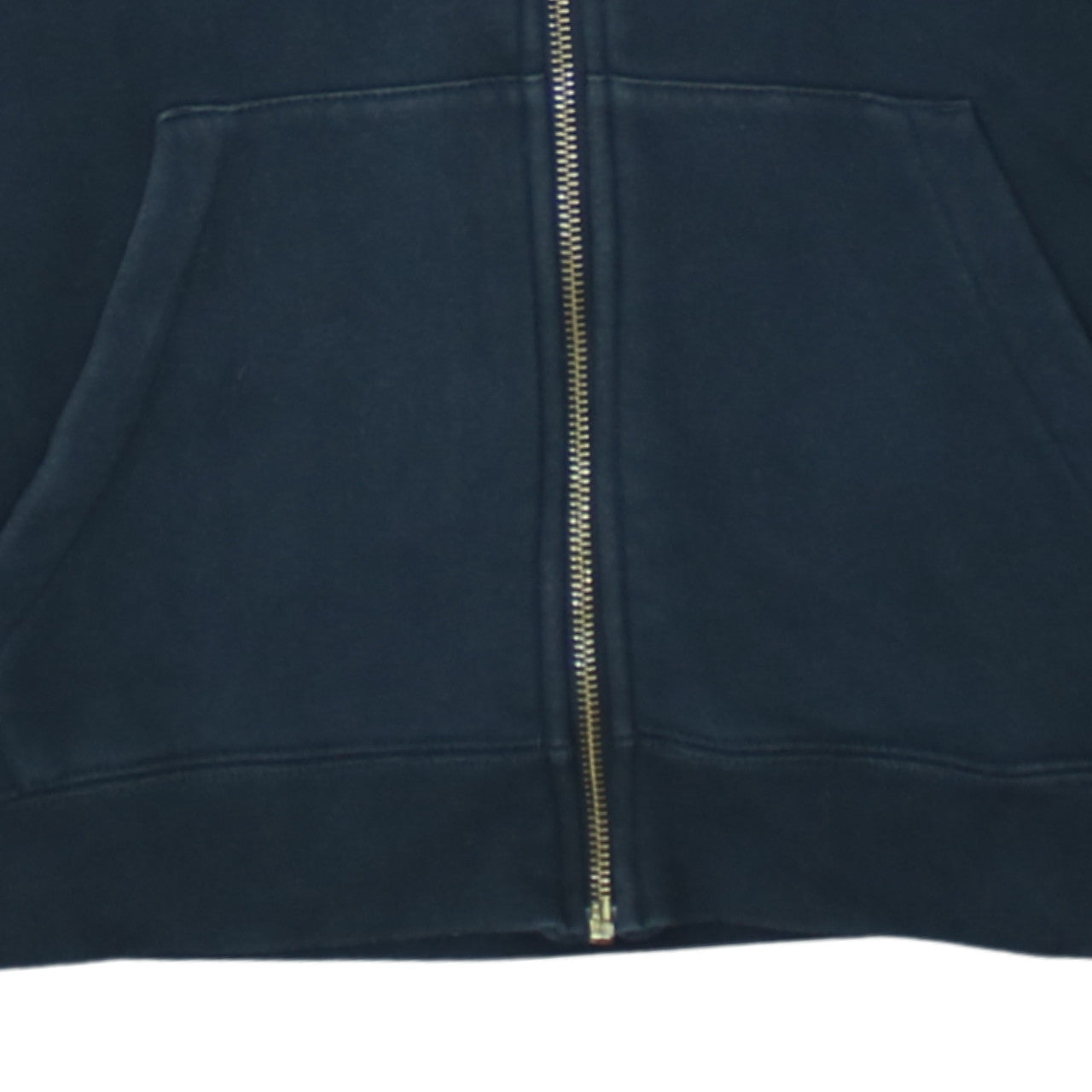 Nike Womens Black XS Full Zip Hoodie Sweatshirt Cotton Blend