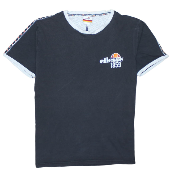 Ellesse Men’s Black 1959 Heritage T-Shirt M Retro Sports Style