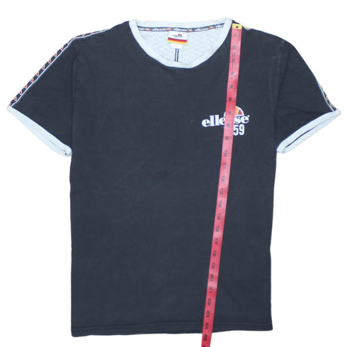 Ellesse Men’s Black 1959 Heritage T-Shirt M Retro Sports Style