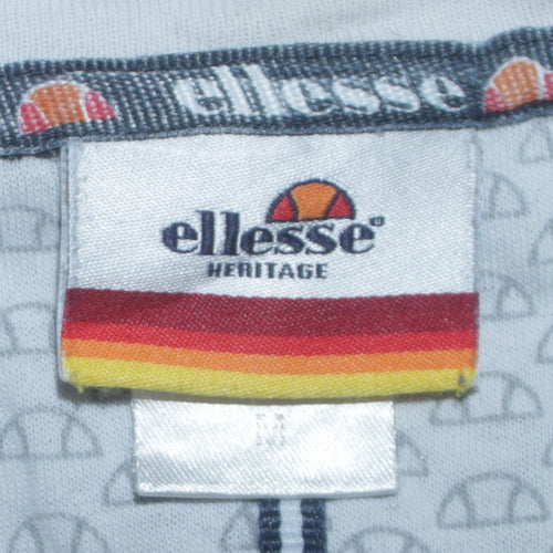 Ellesse Men’s Black 1959 Heritage T-Shirt M Retro Sports Style