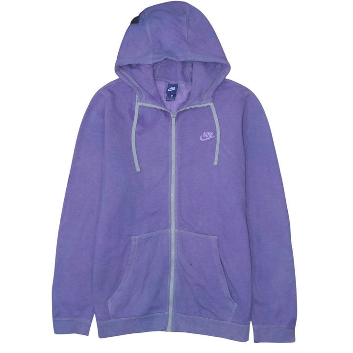 Nike Men's Purple Full Zip Hoodie L Fleece Casual Sweatshirt