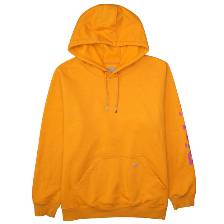 Dickies Women's Orange 2XL Pullover Hoodie with Logo Print