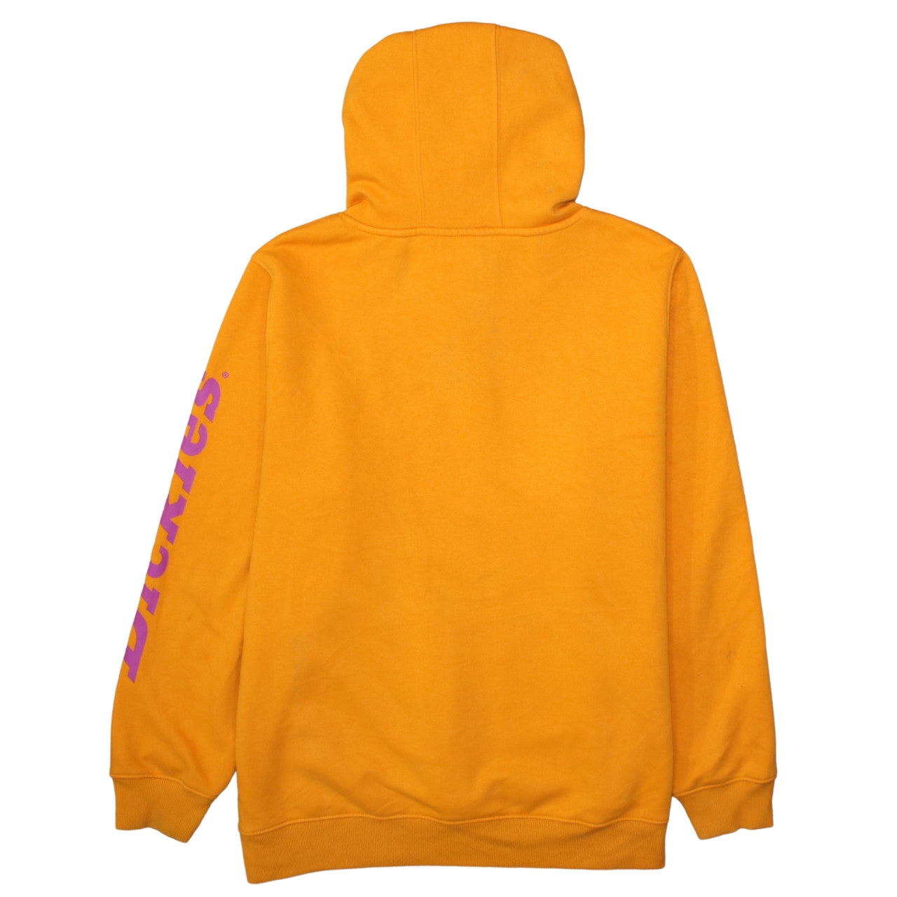 Dickies Women's Orange 2XL Pullover Hoodie with Logo Print
