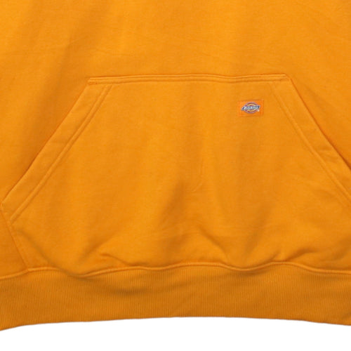 Dickies Women's Orange 2XL Pullover Hoodie with Logo Print
