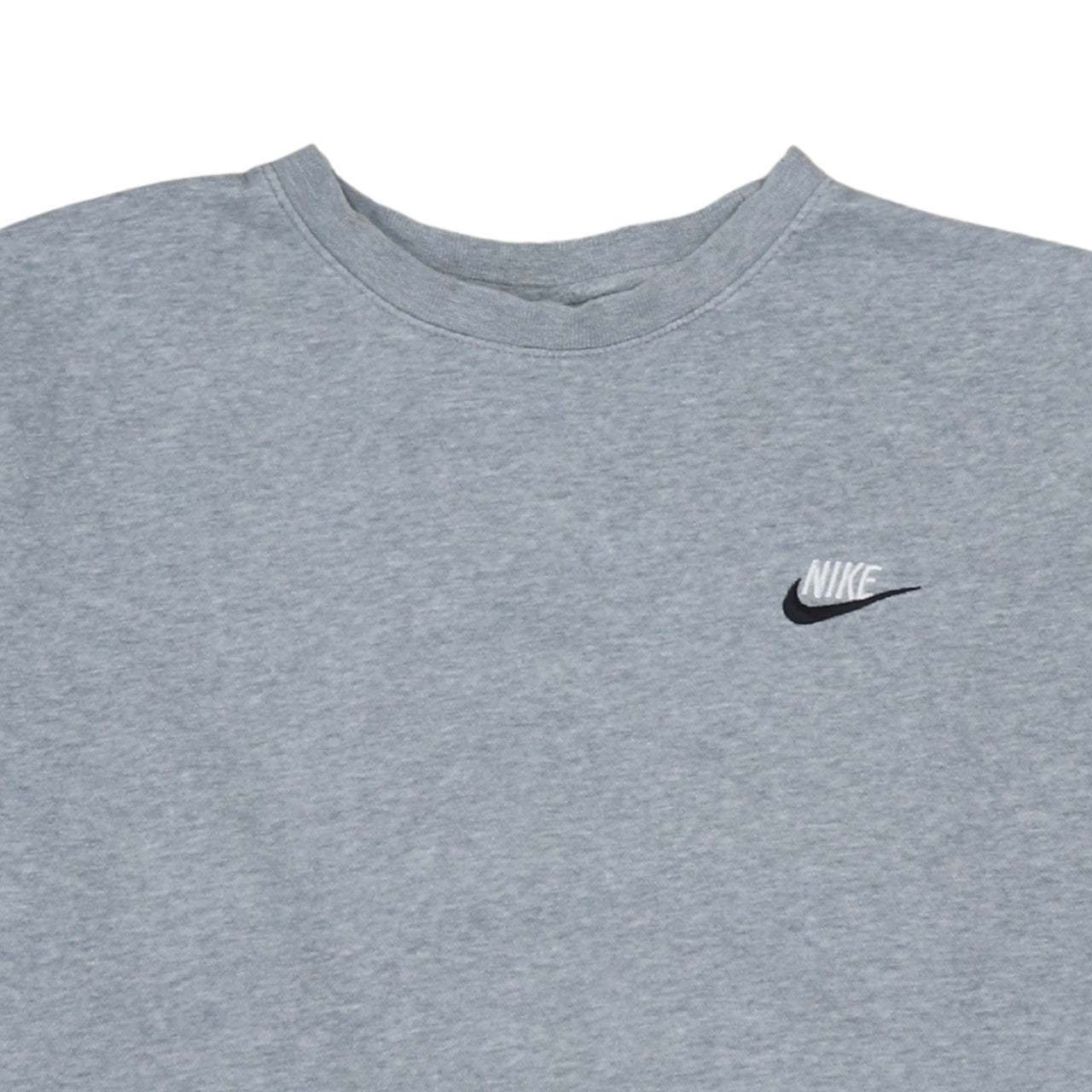 Nike Womens Grey Small Pullover Sweatshirt Classic Crew Neck