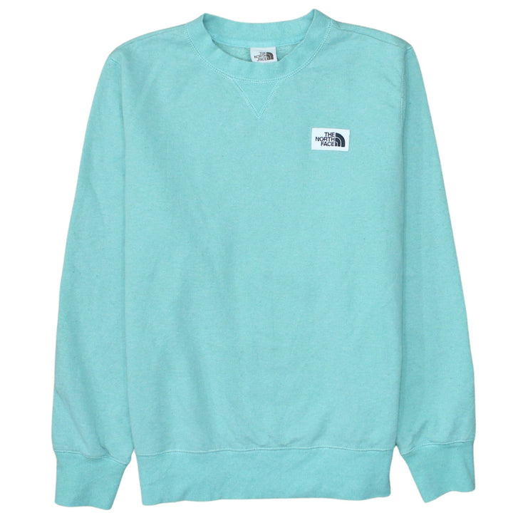 The North Face Womens Blue Small Crew Neck Pullover Sweatshirt