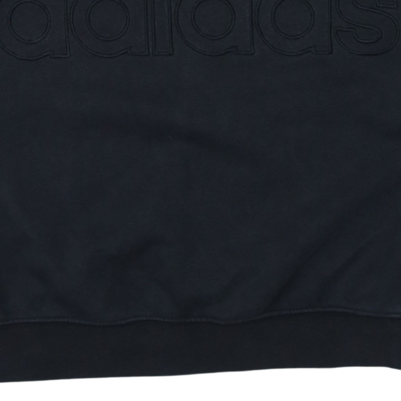 Adidas Women Black Crew Neck Pullover Sweatshirt Size 12 Logo Design
