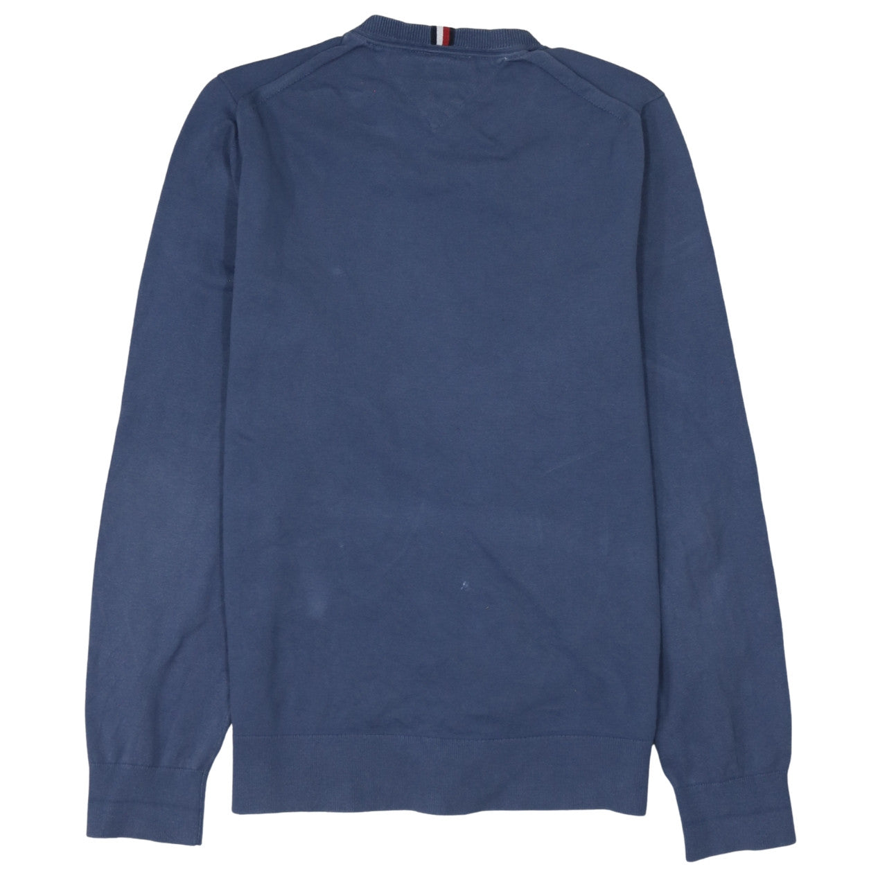 Tommy Hilfiger Men's Blue Crew Neck Pullover Jumper M Cotton Blend