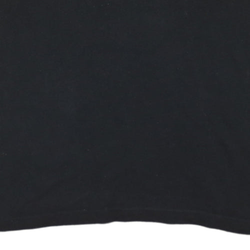 Adidas Men's Black XL Polo Shirt Judo Logo 3-Stripes Sports Top