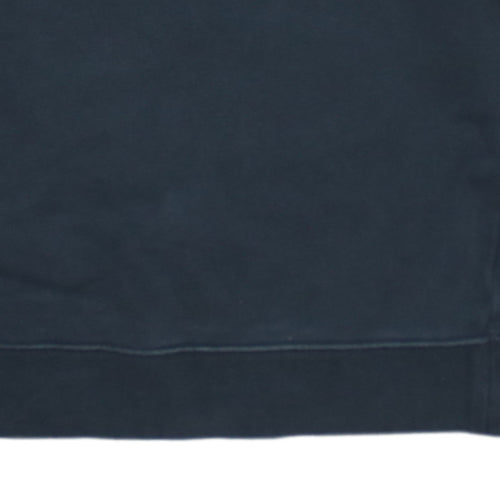 Adidas Womens Black XS Crew Neck Pullover Sweatshirt with Logo Print