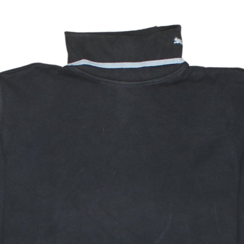 Puma Men’s Black XS Long Sleeve Polo Shirt