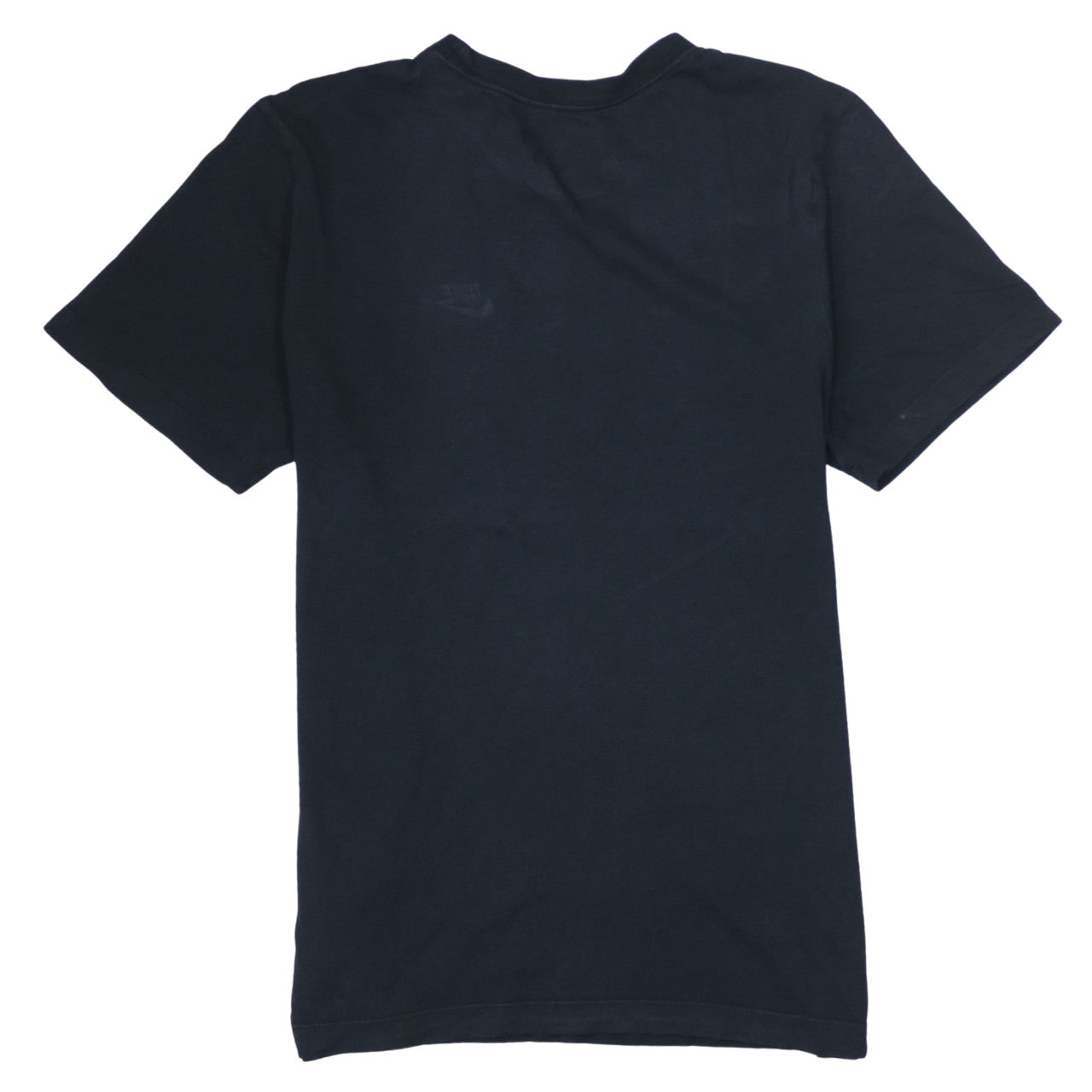 Nike Men's Black Small Sports Logo Cotton T-Shirt