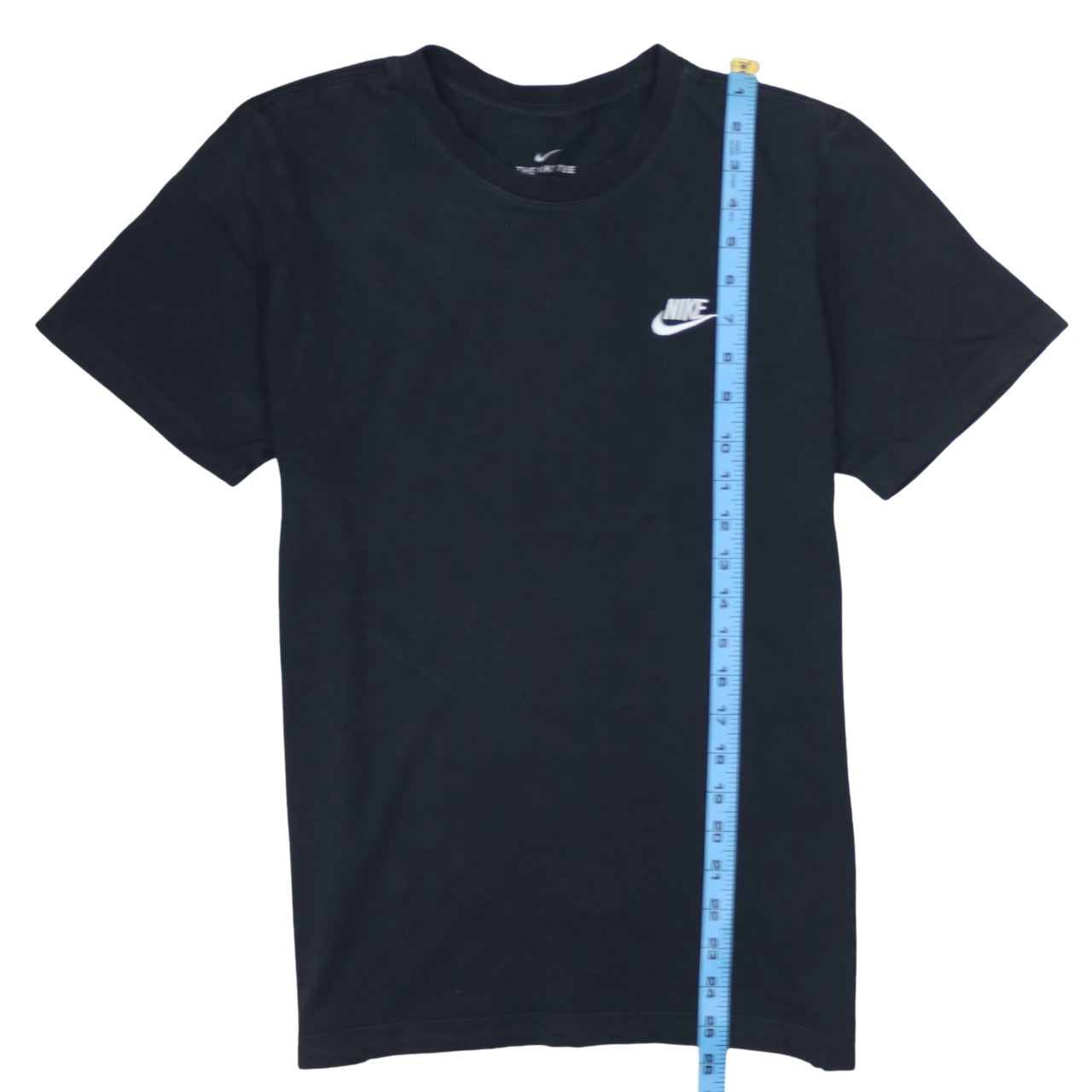 Nike Men's Black Small Sports Logo Cotton T-Shirt