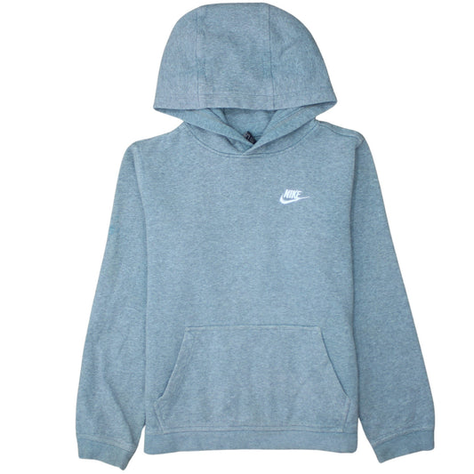 Nike Boys Blue Pullover Hoodie XL Standard Fit Fleece Sweatshirt