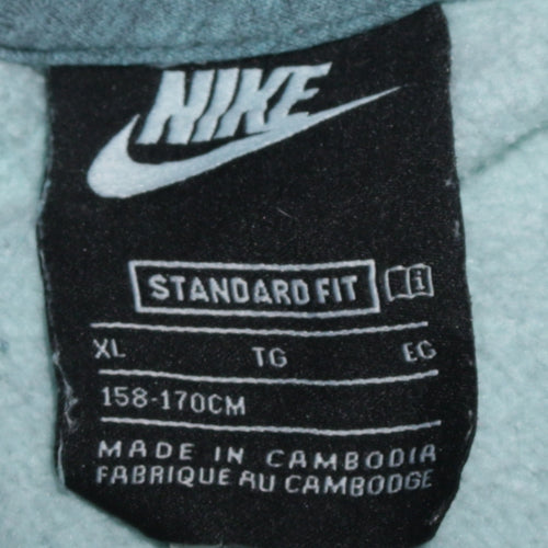 Nike Boys Blue Pullover Hoodie XL Standard Fit Fleece Sweatshirt