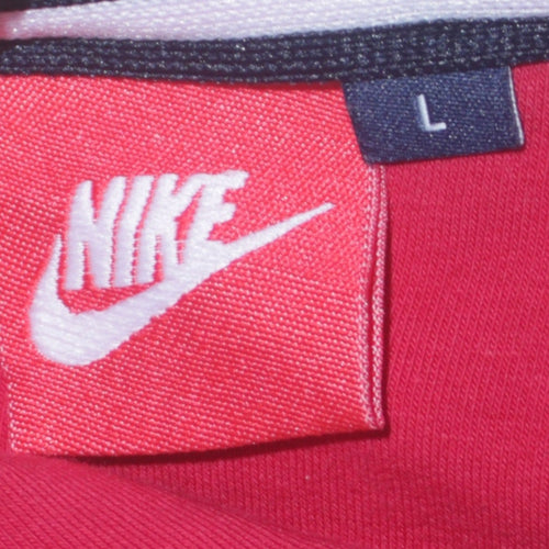 Nike SB Men's Red Logo Crew Neck Pullover Sweatshirt Size L