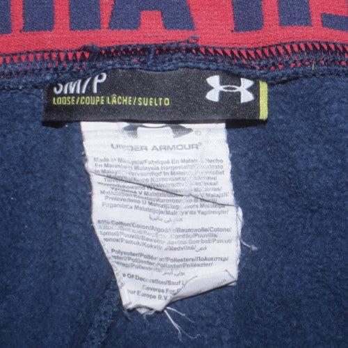 Under Armour Mens Blue Fleece Jogger Sweatpants Size Small Athletic Fit