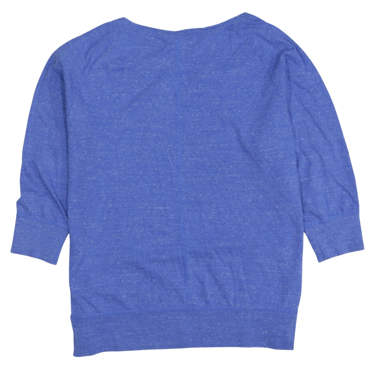 Nike Women Blue XL Pullover Sweatshirt Crew Neck Logo Cotton Blend