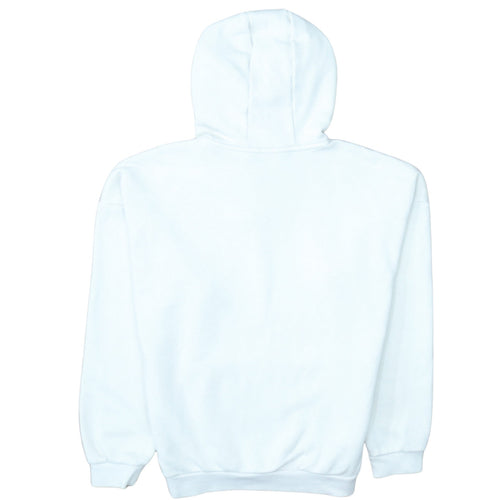 Adidas Women White Hoodie Size 10 Pullover Hooded Sweatshirt
