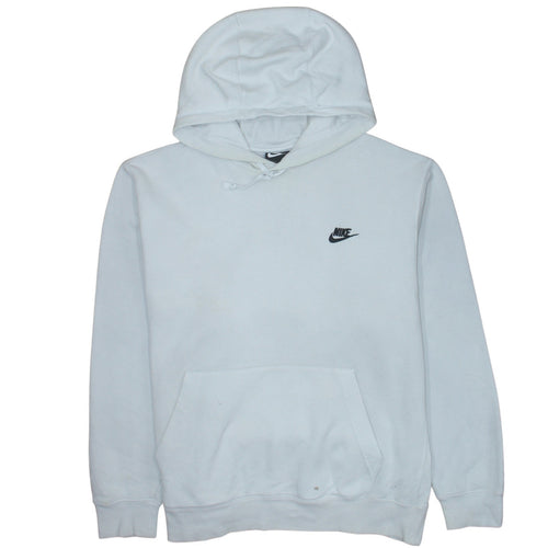 Nike Men's White XL Pullover Hoodie Fleece Sweatshirt