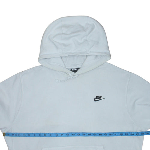 Nike Men's White XL Pullover Hoodie Fleece Sweatshirt