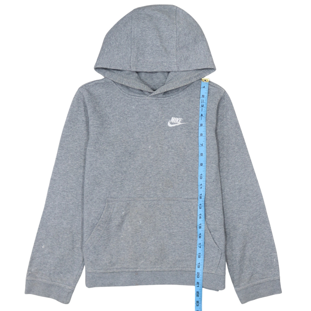 Nike Boys Grey Pullover Hoodie Size L 147-155cm Standard Fit