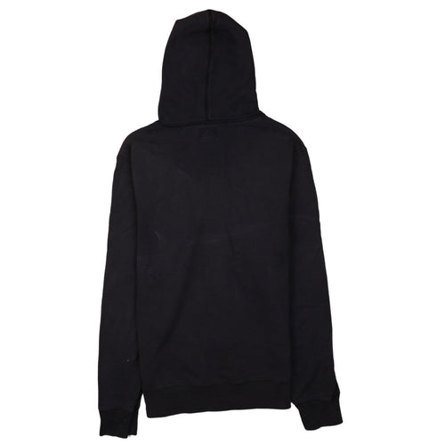 Diesel Men's Black Pullover Hoodie L Graphic Print Regular Fit
