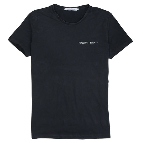 Calvin Klein Jeans Men's Black Logo Cotton T-Shirt Size L
