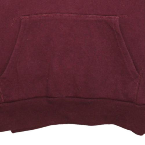 Ellesse Men's Red Pullover Hoodie Size M Logo Fleece Sweatshirt
