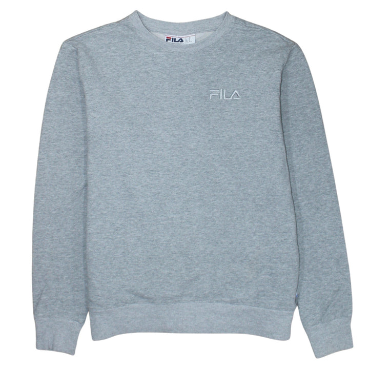 FILA Men's Grey Crew Neck Pullover Sweatshirt Size M