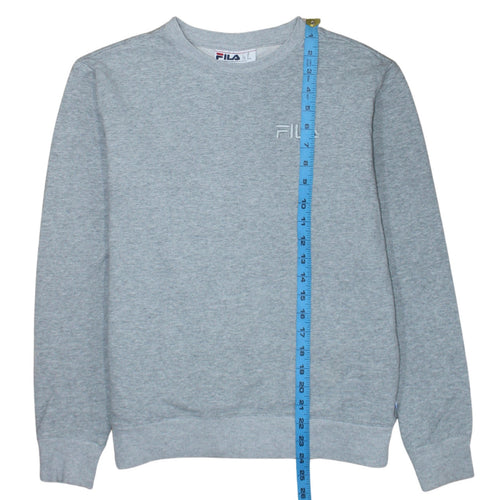FILA Men's Grey Crew Neck Pullover Sweatshirt Size M