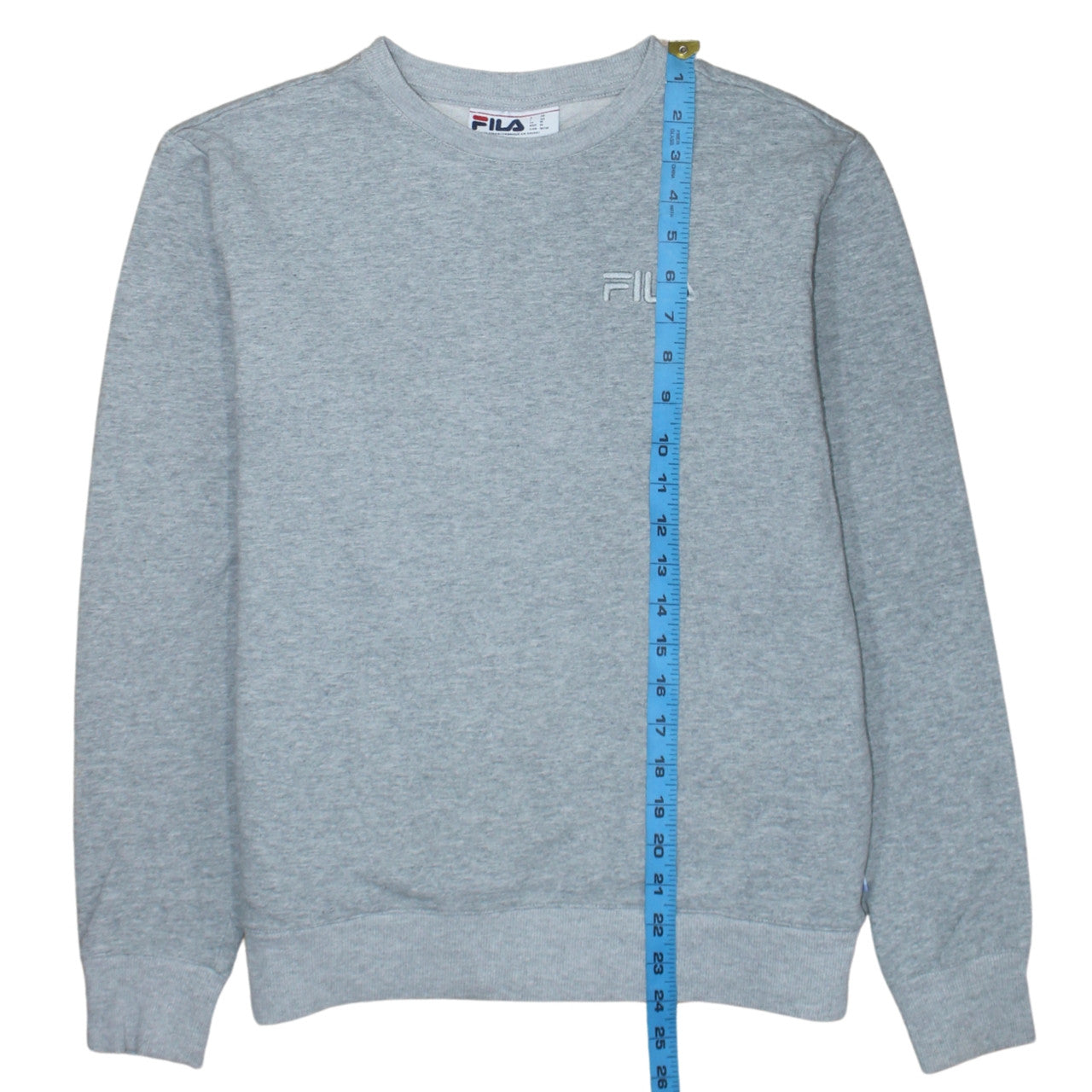 FILA Men's Grey Crew Neck Pullover Sweatshirt Size M