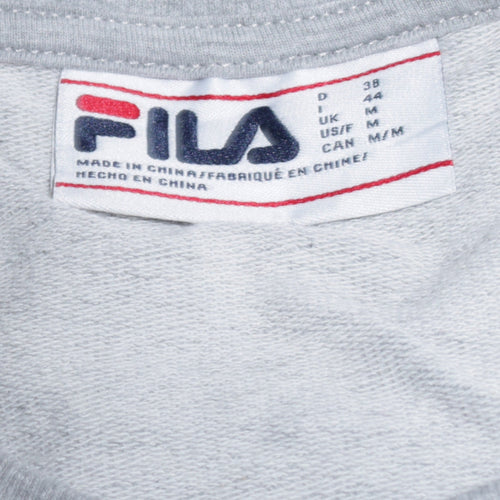 FILA Men's Grey Crew Neck Pullover Sweatshirt Size M