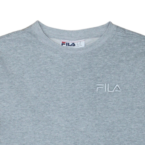FILA Men's Grey Crew Neck Pullover Sweatshirt Size M