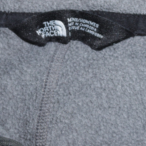 The North Face Men's Grey Fleece Full Zip Jacket Size M
