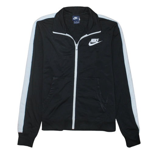Nike Men's Black Full Zip Collared Sweatshirt M Sportswear