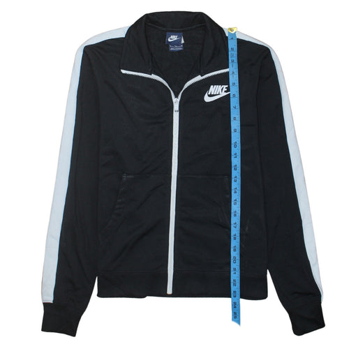 Nike Men's Black Full Zip Collared Sweatshirt M Sportswear