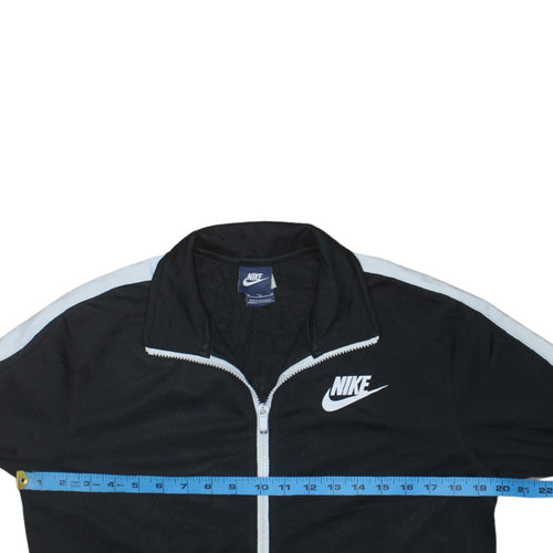 Nike Men's Black Full Zip Collared Sweatshirt M Sportswear